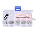 Produktbild ShipeeKin Brillen Reparatur Werkzeuge Kit (Winzige Schrauben Muttern und Silikon Nasenauflagen Nasen Beläge Sortiment mit Pinzette Mikro-Schraubenzieher)