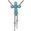 Blue Stone Bolo Tie