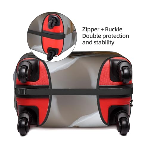 Bee On Honeycomb Tsa Approved Luggage Cover For 18-32 Inch Suitcases Scratch-Resistant Stretch Luggage Cover4