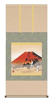 和風 掛け軸 女性の横顔 和風 掛け軸 女性の横顔