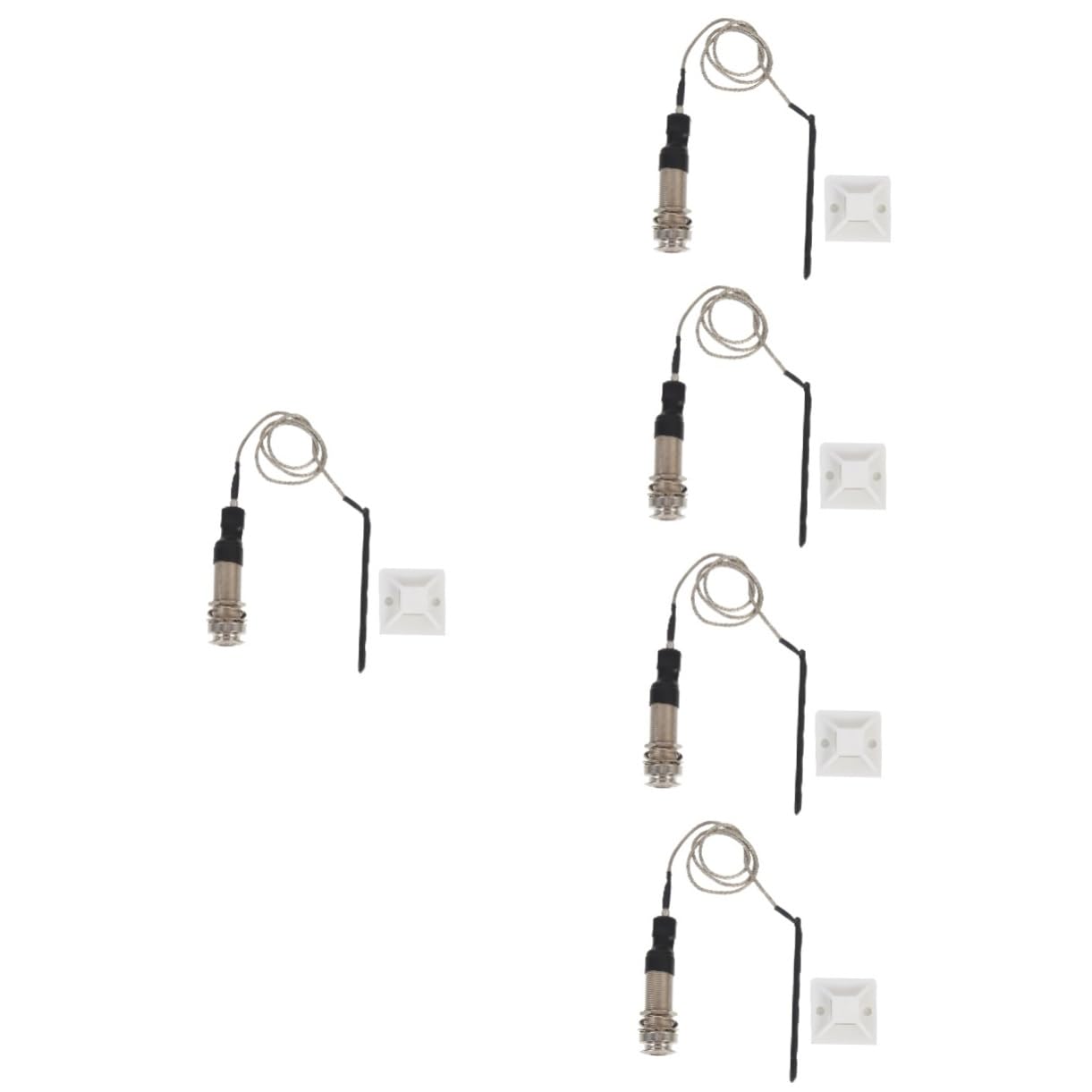 TOYANDONA 5pezzi Pickup Acustico Piezoelettrico Per Chitarra Strumento Musicale Multifunzionale Senza Batteria Design Facile Da Usare Accessorio Per Chitarra Folk e Ukulele Cattura Suono e