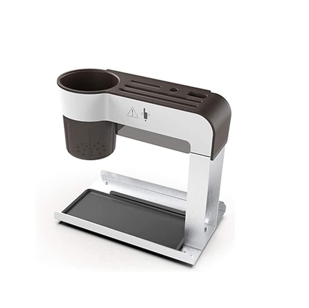 Soporte para cuchillos de acero inoxidable con organizador de palillos y cucharas