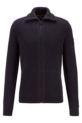 Preisvergleich Produktbild BOSS Herren Kelbow Strickjacke mit Rollkragen und Reißverschluss
