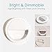 Selfie Ring Light, QIAYA Portable Clip Selfie Light with 36 LED for Smart Phone Photography, Camera Video