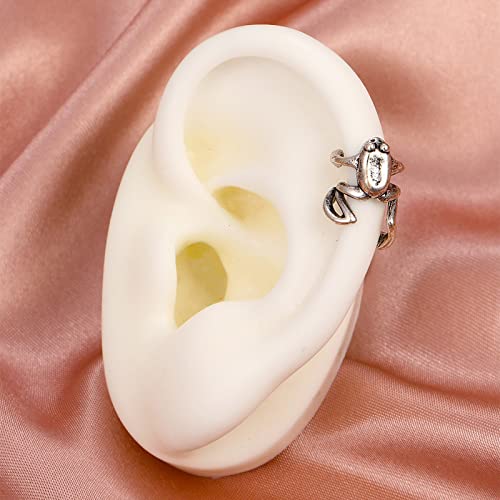 Fashion Earrings Fashion Women Frog Ear Cuff Clip No Piercing Earrings Punk Jewelry Birthday Gift Fun Earrings For #TOP5