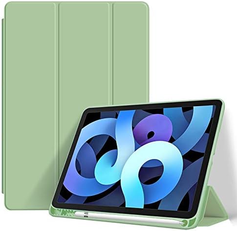 Billionn Etui na iPad 9/8/7 (10,2 Cala, Model 2021/2020/2019, 9/8/7 Generacja), z Uchwytem na Ołówki, Pokrowiec na Stojak Smart Trifold, Auto Uśpienie/Budzenie, Marynarka Wojenna