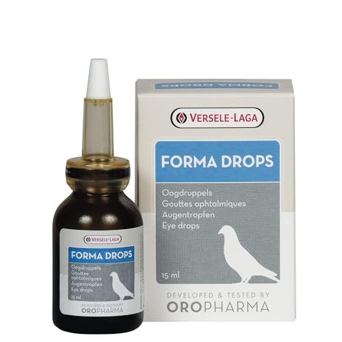 Forma Drops OROPHARMA évite les yeux larmoyants des pigeons de vol