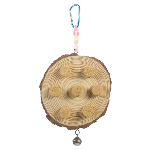 LEDMOMO オウムの うさぎ 鳥 ねずみ ハムスター オウムのシュレッダーおもちゃ モルモットの餌 オウム用品 採餌ぶら下げおもちゃ ケージぶら下げおもちゃ ペットのおもちゃ 木製