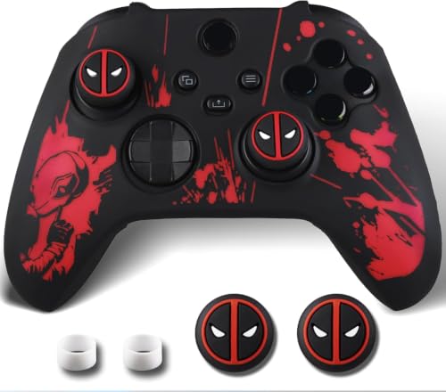 Image of YoRHa Non-Slip Silicone Cover for Xbox Series X /S Controller with Thumbstick Caps x 2 & (Depool Theme)