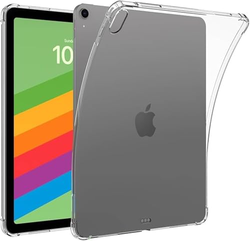 Gosento For iPad Air 11インチ M3/M2（2025/2024）ケース クリスタル クリア 透明 iPad Air11 第6世代 TPU素材 iPad Air 11 2025/2024 保護カバー (クリア)