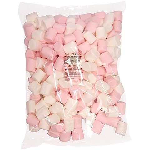 Sephra Halal Marshmallows 1kg - Pink and White Gluten Free Mallows Cover