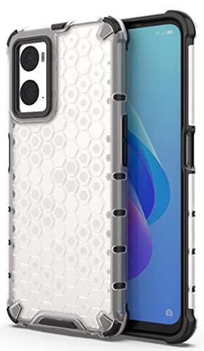 Image of Glasgow Back Case Cover Compatible with Oppo A76 / A96 (Stylish Design) - Transparent