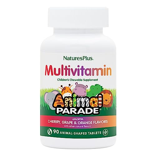 Nature's Plus Source of Life® Animal Parade® Multivitamin gemischter Geschmack 90 Kautabletten