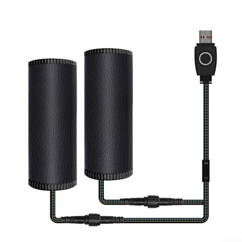 Manopole riscaldate per moto, con presa USB, per manubrio riscaldato, IP67, impermeabile, rimovibile, per moto e bici Electrombile