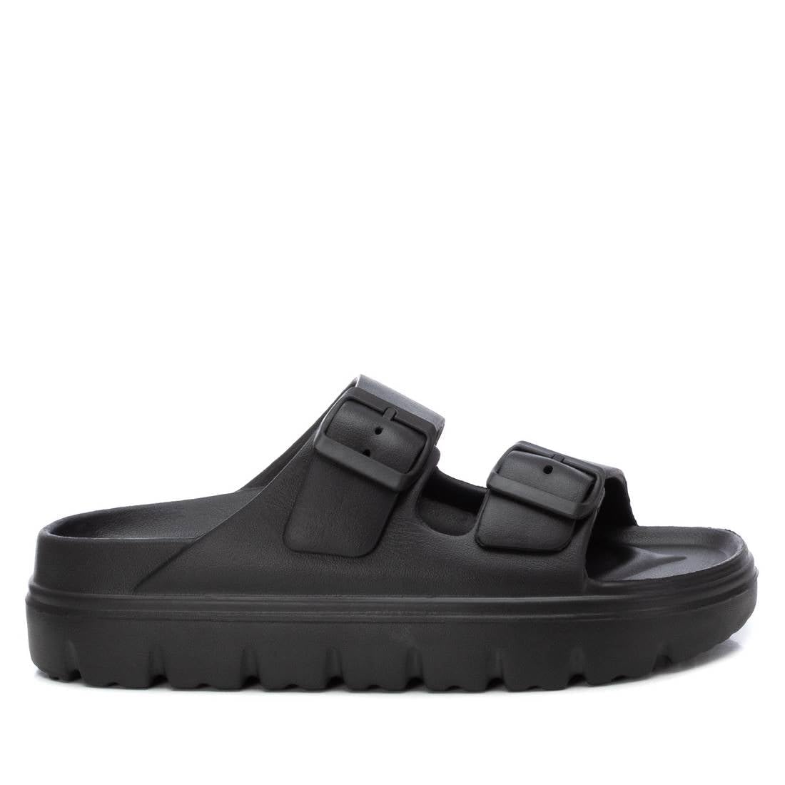 XTI - Women's Flip Flop - Comfortable and Versatile Footwear - Casual Fashion, Black/White, 6 UK