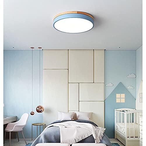 Plafonnier LED macaron bleu pour illuminer la chambre enfant - 2