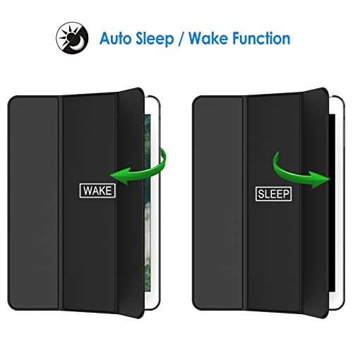 JETech Case for iPad (9.7-Inch, 2018/2017 Model, 6th/5th Generation), Smart Cover Auto Wake/Sleep, Black - Image 7