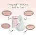 Kitsch Bar Soap Saver Bag – Patented Mesh Bag Soap Holder for Shampoo and Conditioner Bars - Extends Use & Prevents Soggy Mess - Recycled Mesh Beauty Pouch, Eco-Friendly – Mint