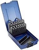 M 3 - M 12 Bohrcraft 00811520014 Industrie-Kunststoffbox dunkelblau K leer 14-TLG. für MGB 371/376 + Spibo DIN 338