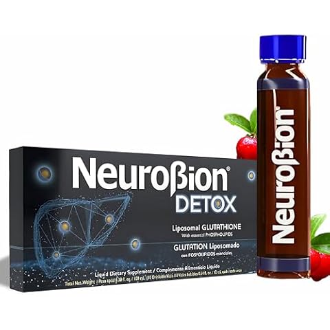 Neurobion Detox Liposomal Glutathione Liquid Essential Phospholipids Glutation Liposomado Liquido Glutathione Injection Liposomal Glutathione Liposomal Supplement Antioxidants Immune System 10 Vials Cover