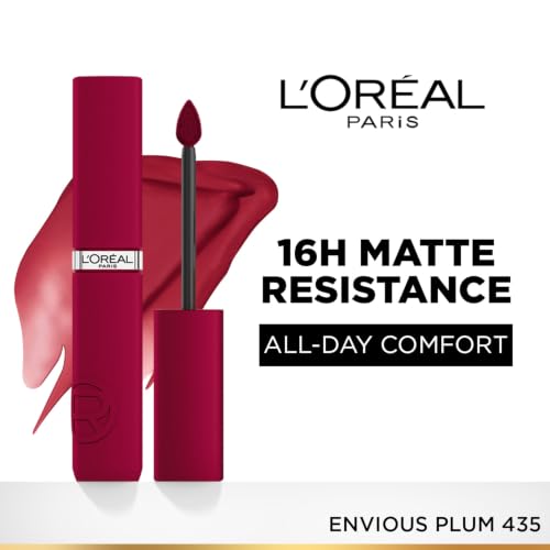 Image of L'Oreal Paris Infallible Matte Resistance Lipstick, 435 Envious Plum