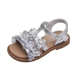 Polyvalentes pour toutes les occasions：Des vacances au bord de mer aux goûters d’anniversaire, ces sandales s’adaptent à chaque moment. Avec une robe légère et un chapeau de paille, elles forment une tenue de cérémonie pour enfant adorable pour un mariage ou une fête de famille. Portées avec un short en jean et un t-shirt, elles deviennent des sandales plates décontractées pour le parc ou les sorties en ville.