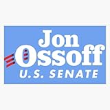 LAD Studio Jon Ossoff for Senate Sticker Bumper Sticker Vinyl Decal 5""