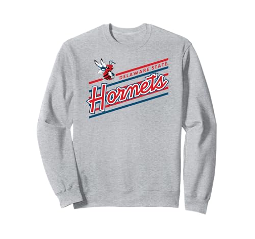 Delaware State Hornets Retro Performer Gray Sweatshirt