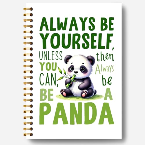 Journal d affirmation positive pour femme idée cadeau carnet panda