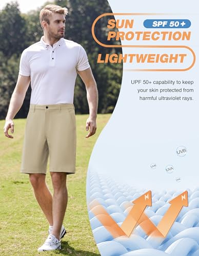 Short de golf extensible PULI anti-transpiration pour homme - 6