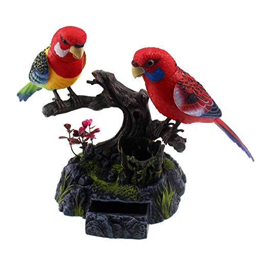 Tipmant Eelctric Birds Talking Parrots Electronic Pets Office Home Decoration Recording & Playback Function, Pen Holders Kids Toys #TOP9