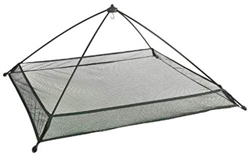 Sänger Top Tackle Systems Köderfischsenke (1m x 1m x 9cm) mit Fluchtschutz, invisible green Cover