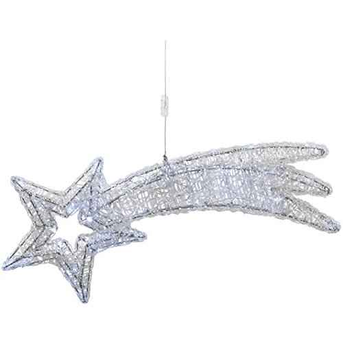 Preisvergleich Produktbild Acrylkomet, 32 x LEDs, ROTPFEIL