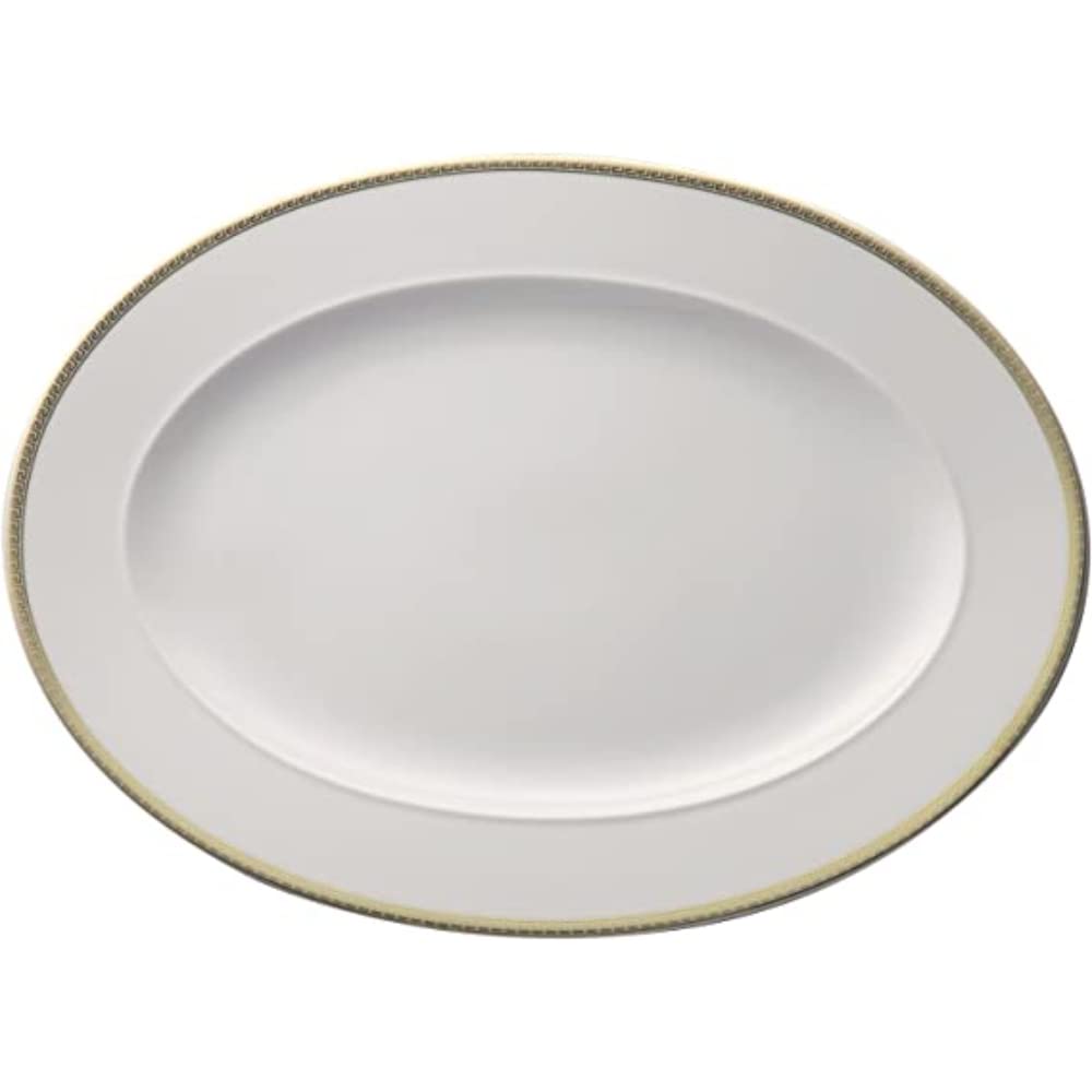 Plat ovale Versace Medaillon Meandre D'Or le cadeau de mariage idéal