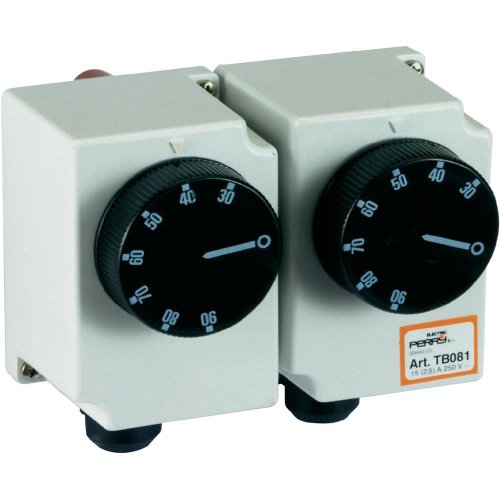 Sicherheitsthermostat A Ladekabel manuell bi-termostato mechanisch Perry 1tctb081 mit Glühbirne Stabmixer für Montage auf Generatoren von Heißluft