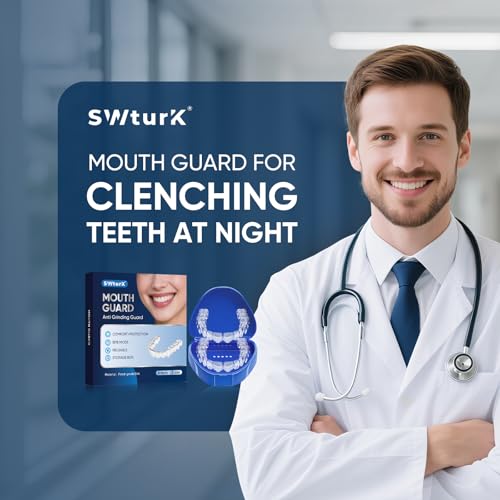 image for SWturK Mouth Guard for Clenching Teeth at Night, Mouth Guard for Grind