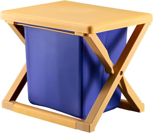 PVTK�ȈՃg�C�� �g�уg�C�� ���p�g�C�� �W�t�� �ЊQ�p�|�[�^�u���g�C�� �ω׏d150kg �ԍ� �����^�ъȒP �����ۊǉ\ �h�ЃO�b�Y ���/�L�����v/�n�k/�䕗/�f�����Ή� (28*23*24cm,�C�G���[)