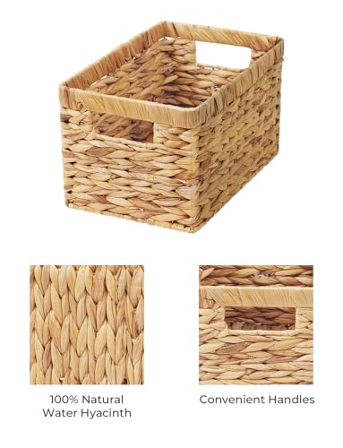 Storageworks WATER HYACINTH Wicker Basket, Baskets thumb #2