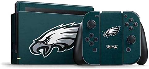 Skinit Decal Gaming Skin Compatible with Nintendo Switch Bundle - Officially Licensed NFL Philadelphia Eagles Distressed Design