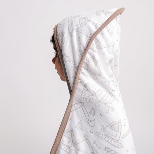 Image of Copper Pearl Premium Knit Hooded Bath Towel Gage
