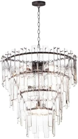 Maxim Lighting 21837AGDBZ Warren - 12 Light Pendant-32 Inches Tall and 30 Inches Wide