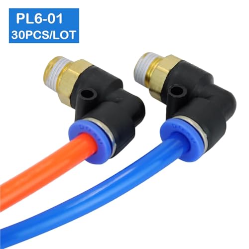 Conectores rápidos neumáticos de 6 mm con rosca de 1/8 para optimizar aire comprimido 7
