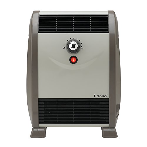 Lasko 5812 Automatic Airflow Heater, 14″L X 6″W X 11.5″H, Silver Gray #TOP1