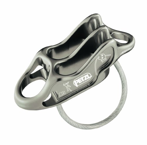 Petzl REVERSO 4 belay device Gray