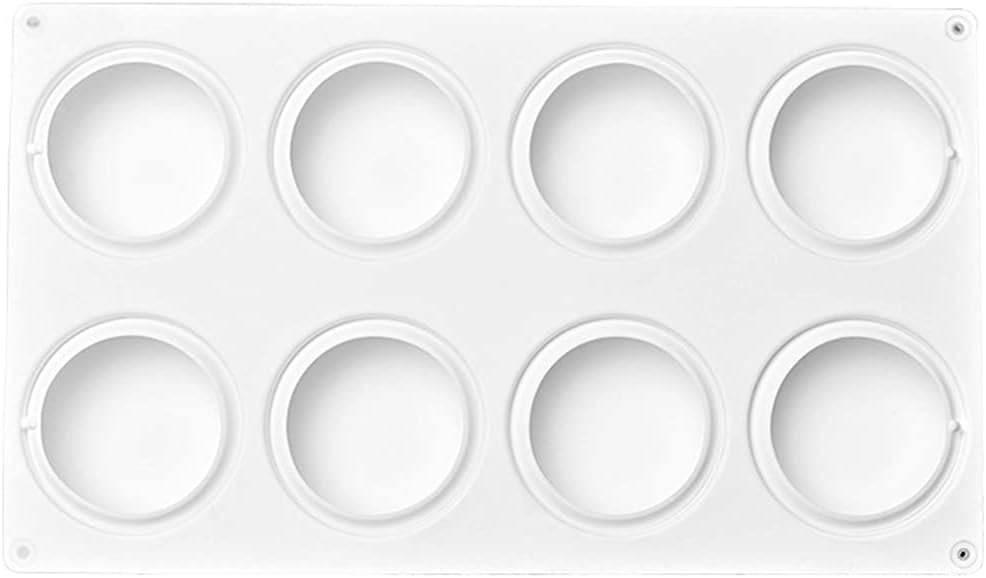 Chocolate Cookie Mold Silicone Baking Molds for Round Candy Jello Cake Chocolate Sandwich Cookie Resin Silicone Bread Mold for Resin for Baking Free