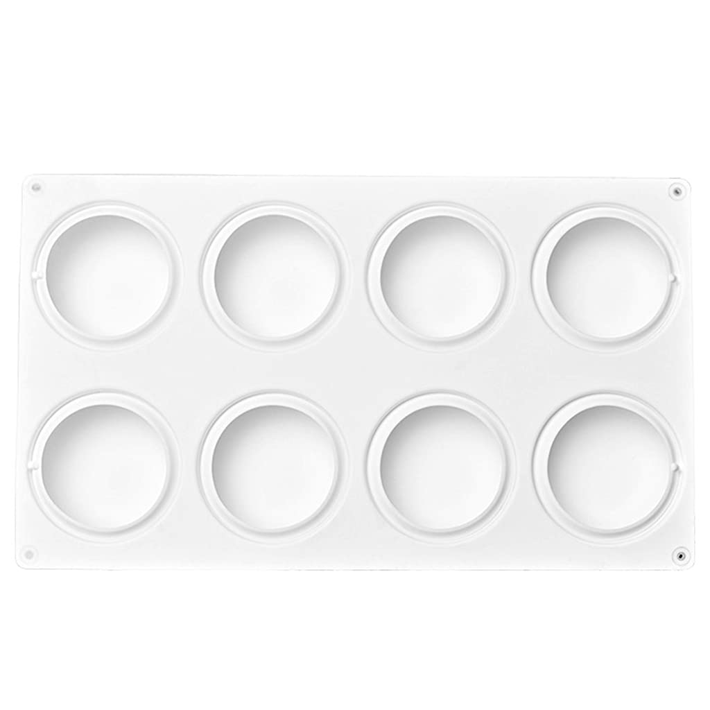 Kalttoy Chocolate Cookie Mold Silicone Baking Molds for Round Candy Jello Cake Chocolate Sandwich Cookie Resin Silicone Fondant Molds for Cake Decorating for Baking