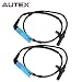 AUTEX 2pcs ABS Wheel Speed Sensor Rear Left & Right ALS441 compatible with BMW X3 2004 2005 2006 2007 2008 2009 2010 2.5L 3.0L