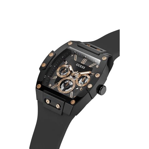 Image of Guess Men's GW0G Series| Analog Trend Watch| Polycarbonate Case| Silicone Bracelet | 50M Water Resistance