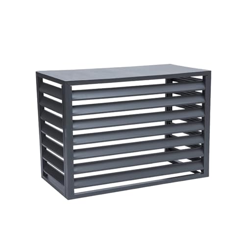 Clôture de climatiseur en aluminium et cache-thermopompe extérieur