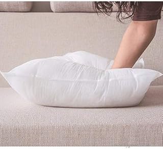 Linen Empire Ltd Set of 3 55cm x 55cm Hypoallergenic Cushion Pad Stuffer Pillow Insert Sham Square Polyester, Standard/White – MADE IN UK (Pack of 3 | 22" x 22")
